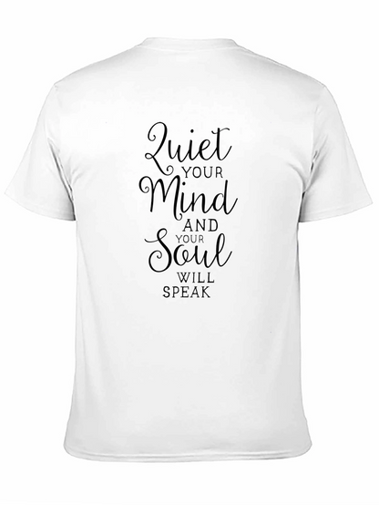 Quiet Your Mind Black Graphic Tee