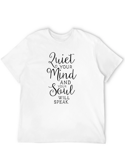 Quiet Your Mind Black Graphic Tee