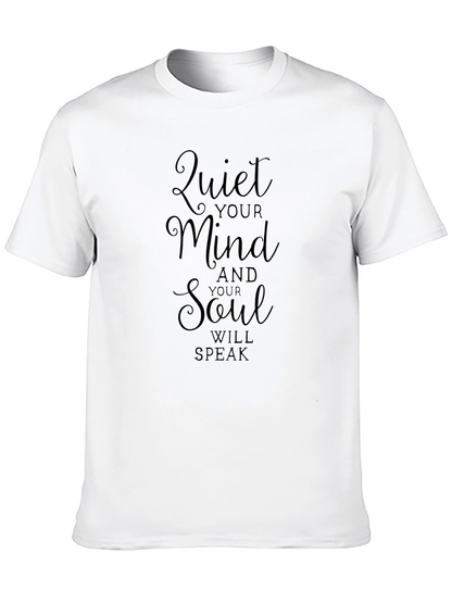 Quiet Your Mind Black Graphic Tee