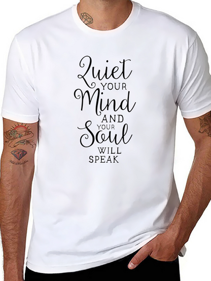 Quiet Your Mind Black Graphic Tee