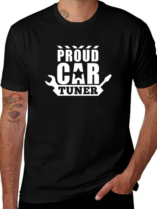 Proud Car Tuner Black T-Shirt