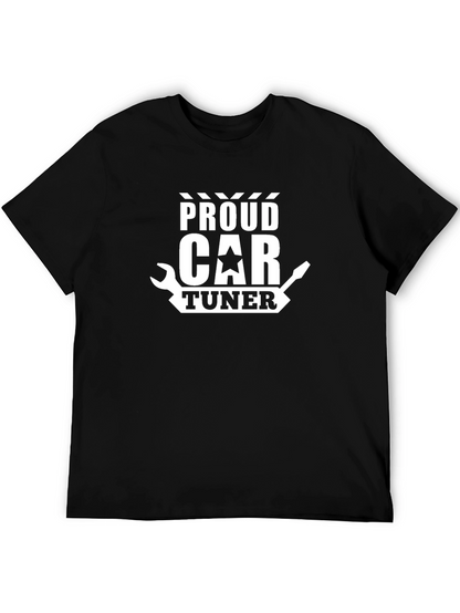 Proud Car Tuner Black T-Shirt