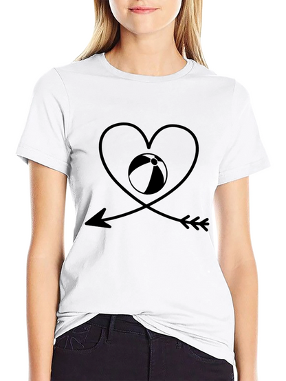 Beach Lover Black Graphic Tee