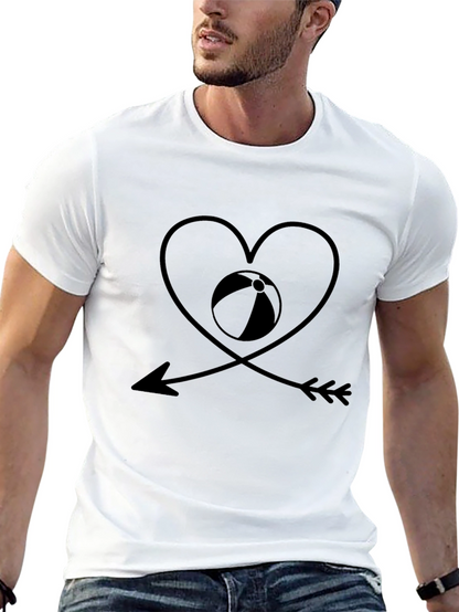 Beach Lover Black Graphic Tee