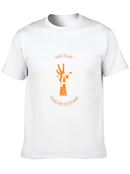 Scary Teacher Costume Graphic T-Shirt
