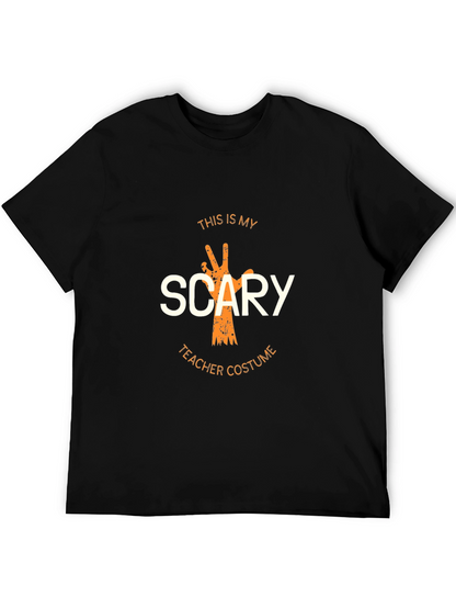 Scary Teacher Costume Graphic T-Shirt