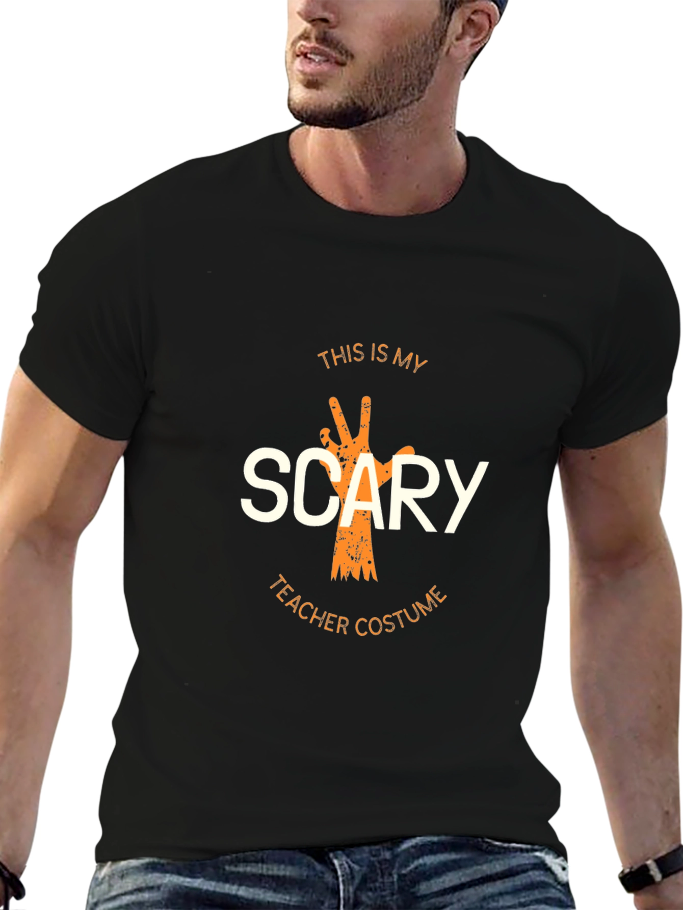 Scary Teacher Costume Graphic T-Shirt