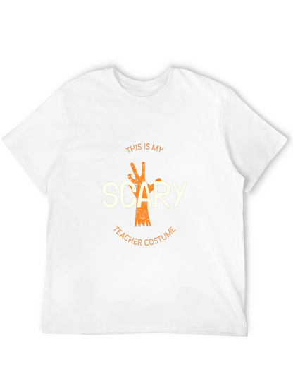 Scary Teacher Costume Graphic T-Shirt