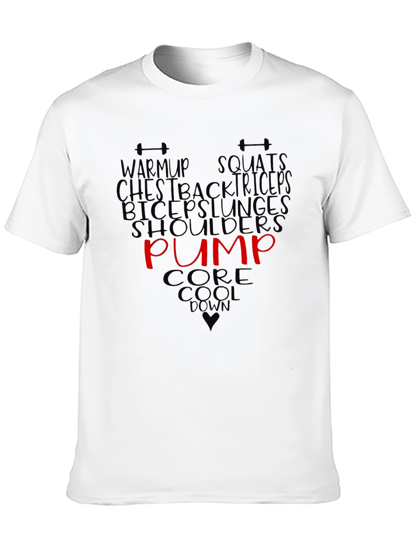 Workout T-Shirt Gym Fitness Training Pump Tee