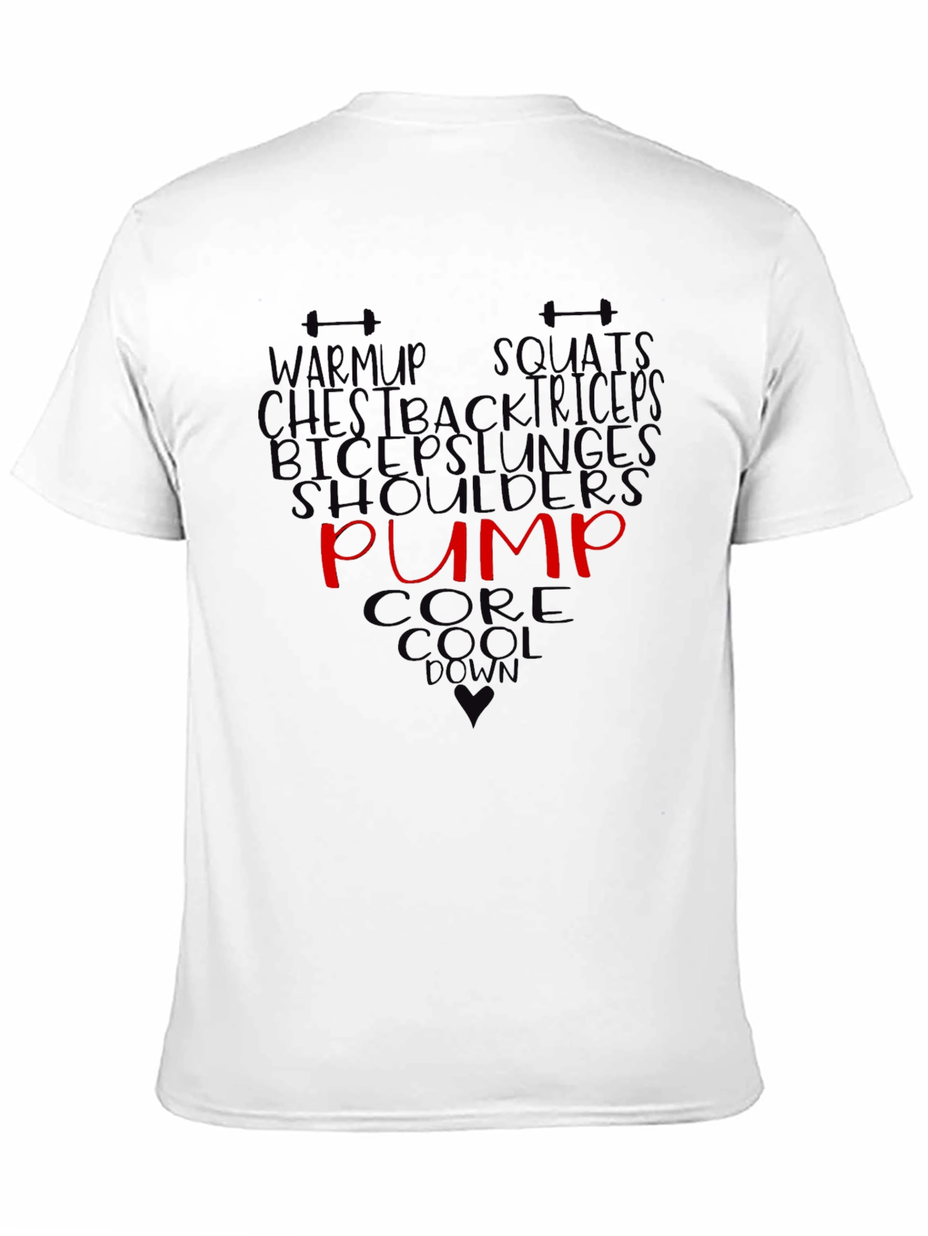 Workout T-Shirt Gym Fitness Training Pump Tee