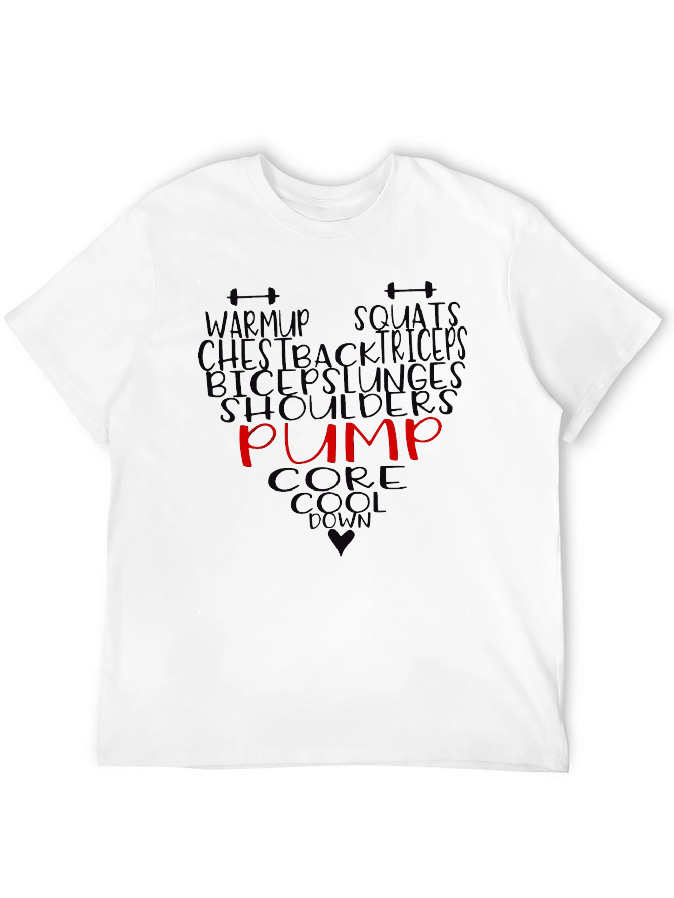 Workout T-Shirt Gym Fitness Training Pump Tee
