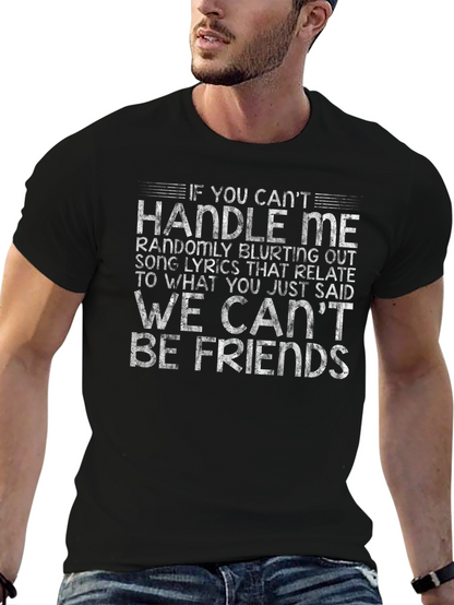 Funny Song Lyric T-Shirt - Handle Me Quote Tee
