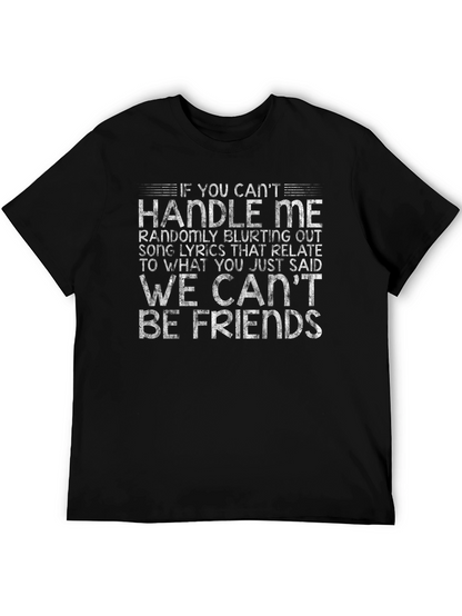 Funny Song Lyric T-Shirt - Handle Me Quote Tee