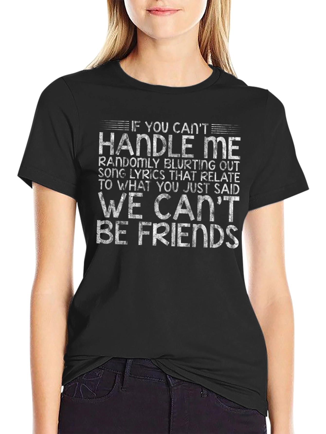 Funny Song Lyric T-Shirt - Handle Me Quote Tee