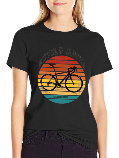 Bicycle Junkie Established 2020 T-Shirt