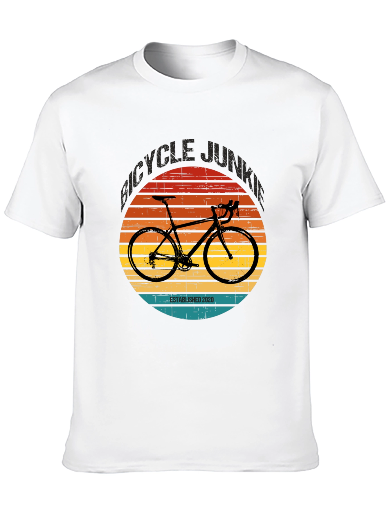 Bicycle Junkie Established 2020 T-Shirt