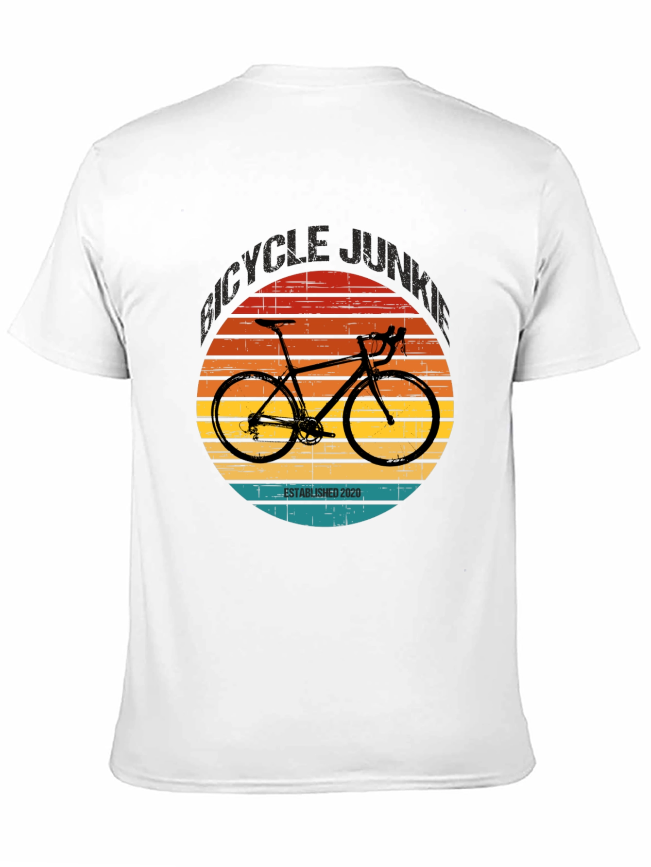 Bicycle Junkie Established 2020 T-Shirt