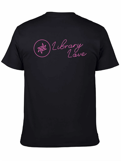 Library Love Graphic Tee - Black Unisex Shirt