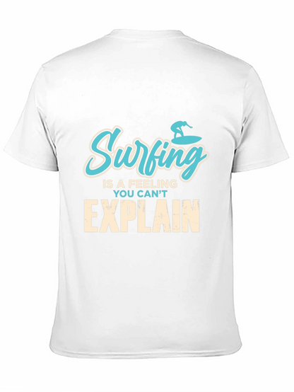Surfing Feeling Graphic Tee - Mens Black T-Shirt