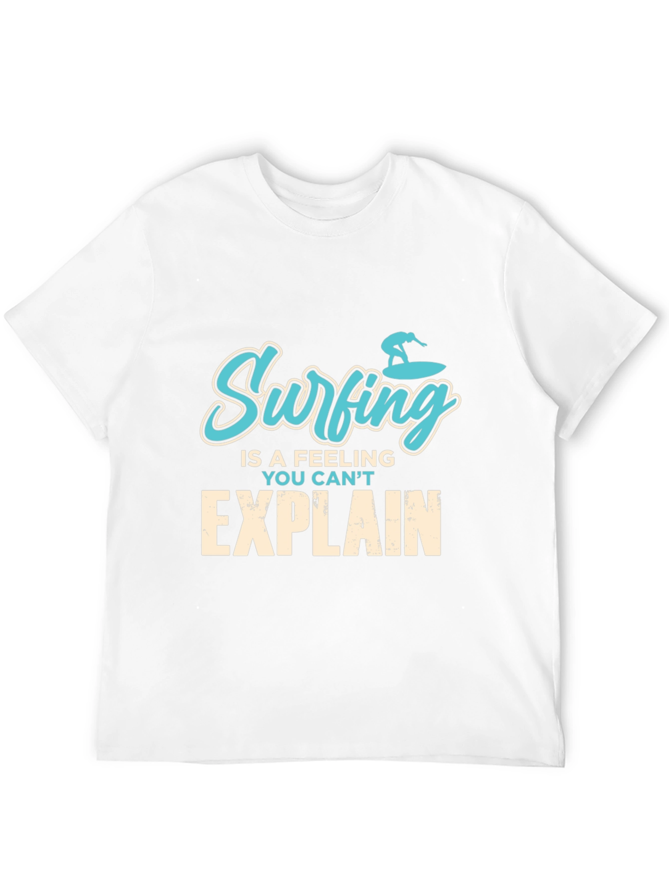 Surfing Feeling Graphic Tee - Mens Black T-Shirt