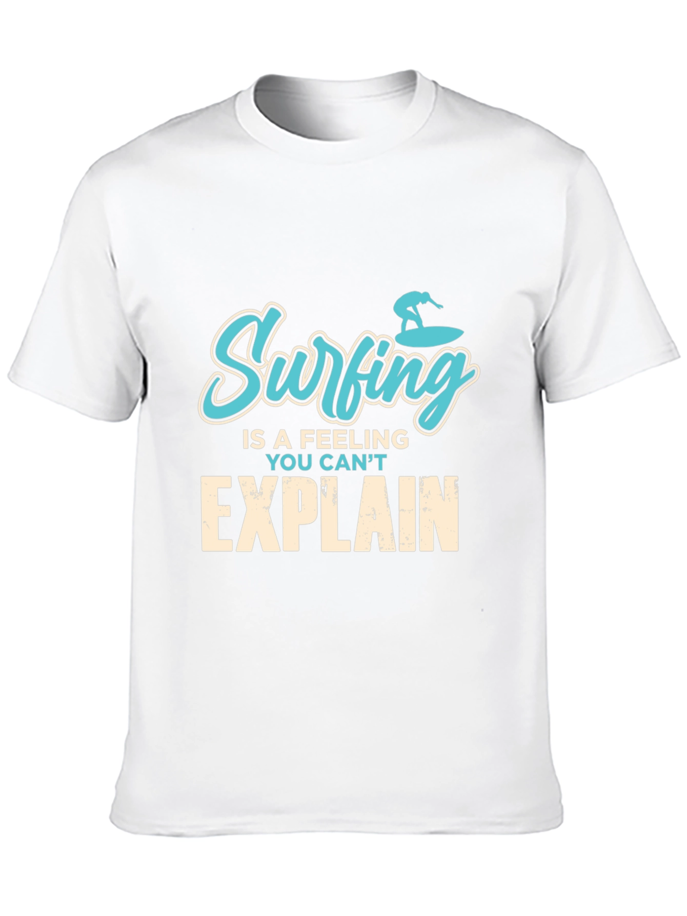 Surfing Feeling Graphic Tee - Mens Black T-Shirt
