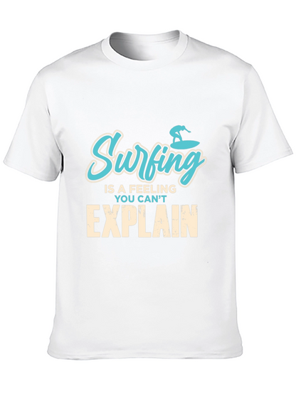 Surfing Feeling Graphic Tee - Mens Black T-Shirt