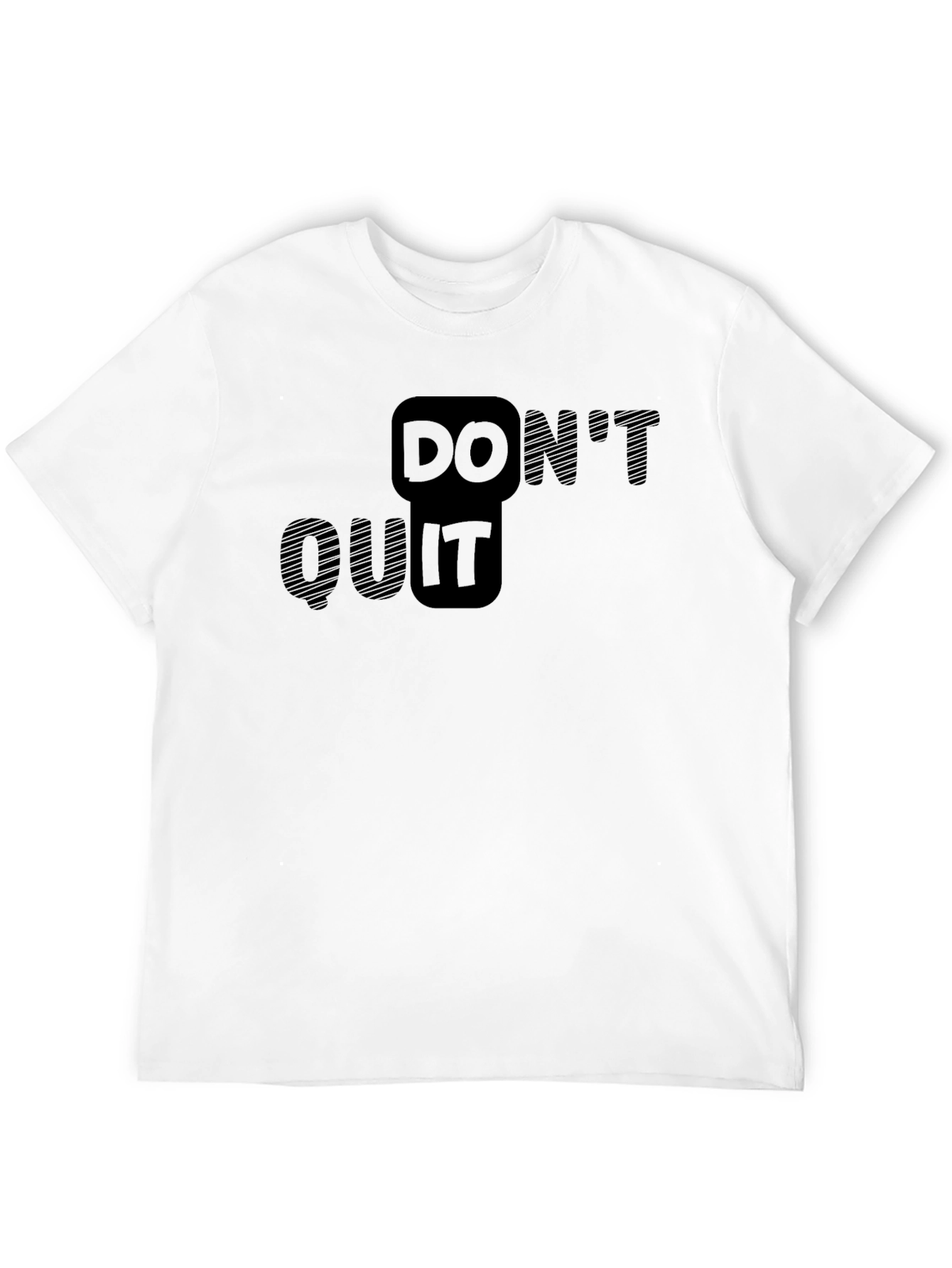 Motivational Do It Black T-Shirt