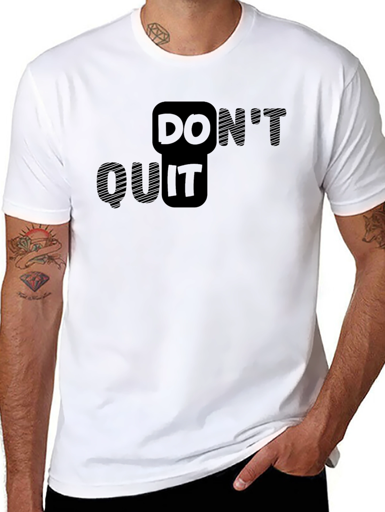 Motivational Do It Black T-Shirt