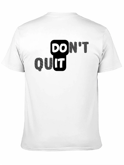 Motivational Do It Black T-Shirt