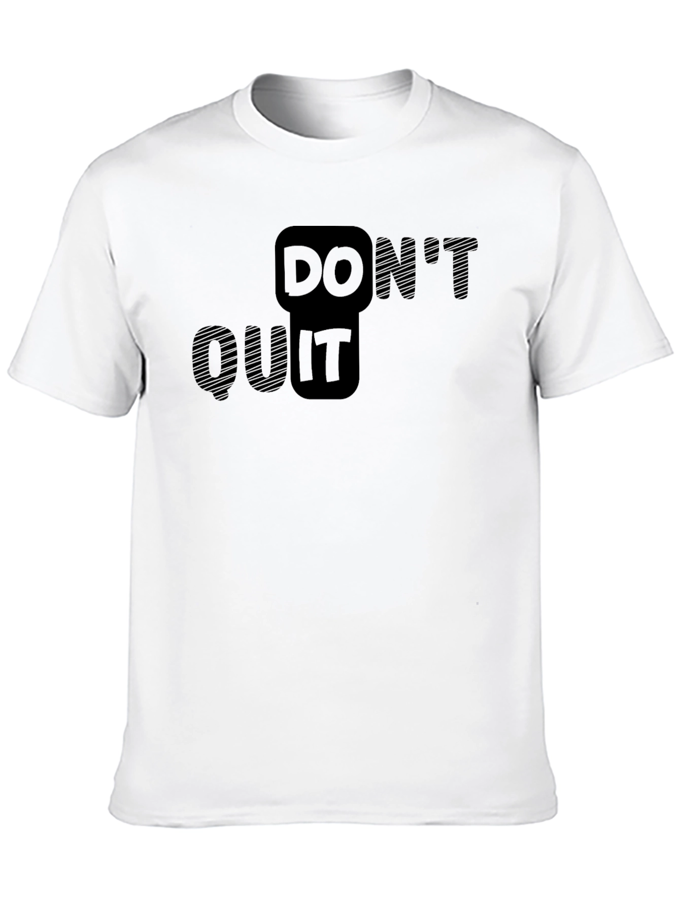 Motivational Do It Black T-Shirt