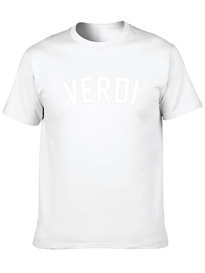 Verdi Graphic Tee - Black Cotton T-Shirt
