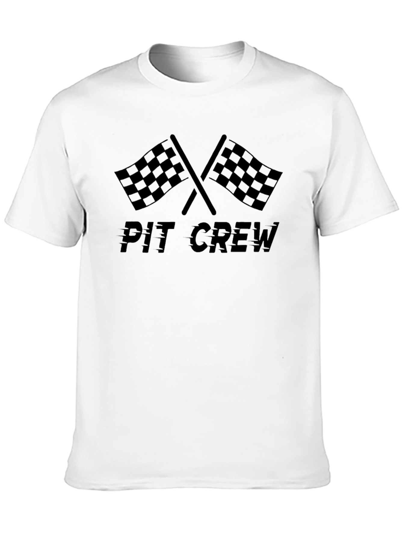 Pit Crew Black Tee - Racing Fan Apparel