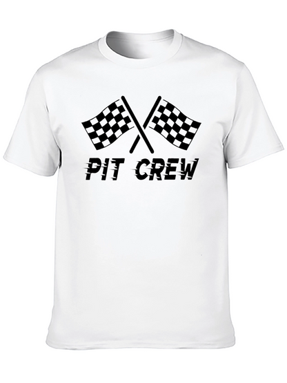 Pit Crew Black Tee - Racing Fan Apparel