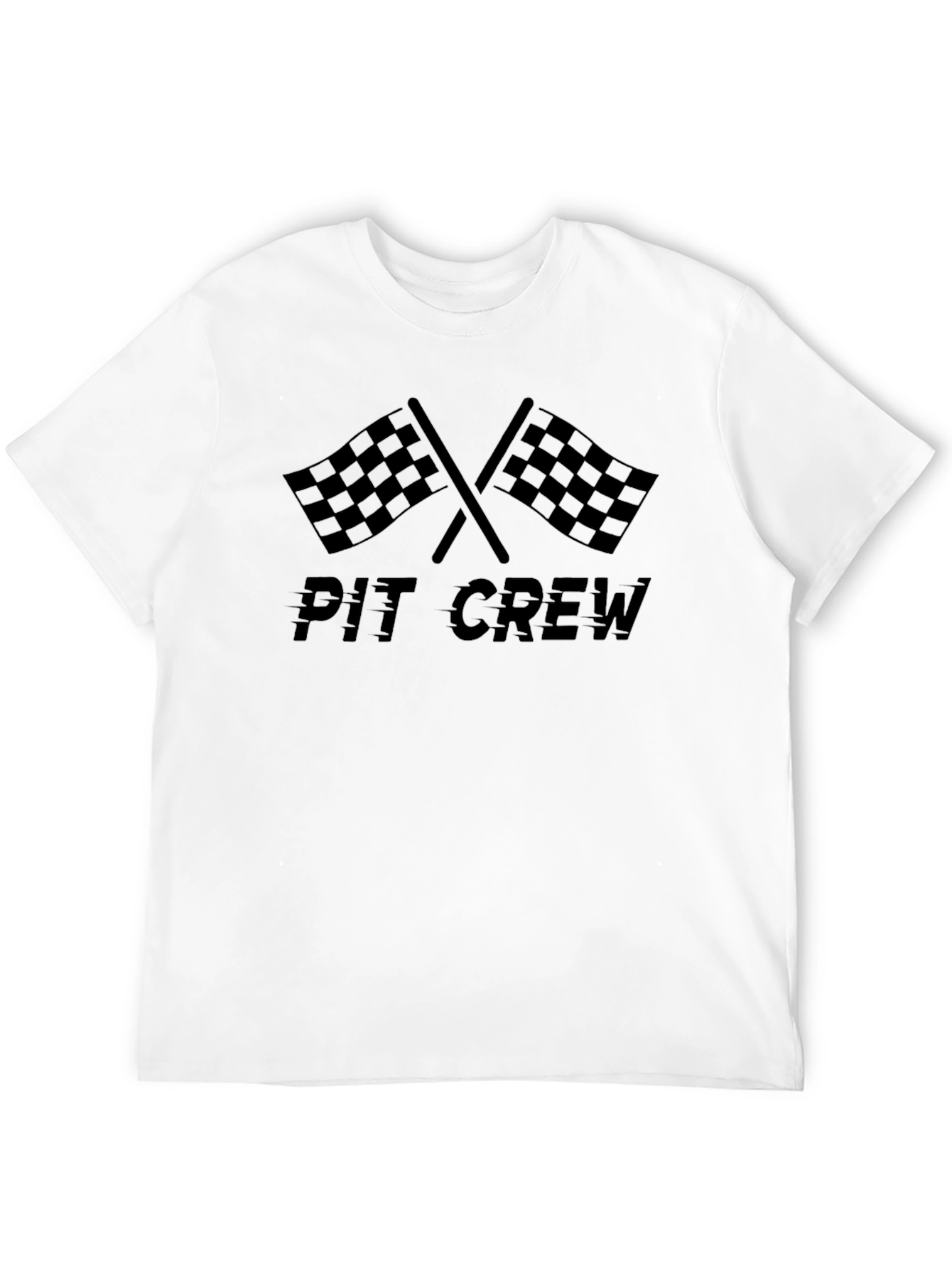 Pit Crew Black Tee - Racing Fan Apparel
