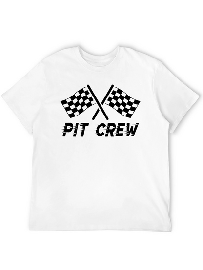 Pit Crew Black Tee - Racing Fan Apparel