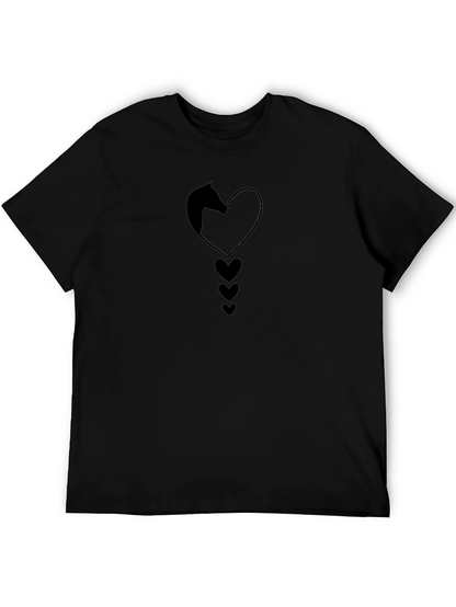 Horse Lover Heart T-Shirt