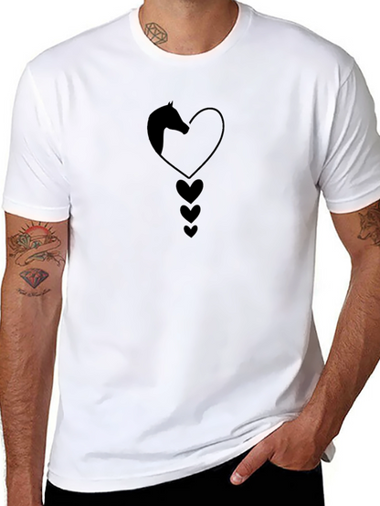 Horse Lover Heart T-Shirt