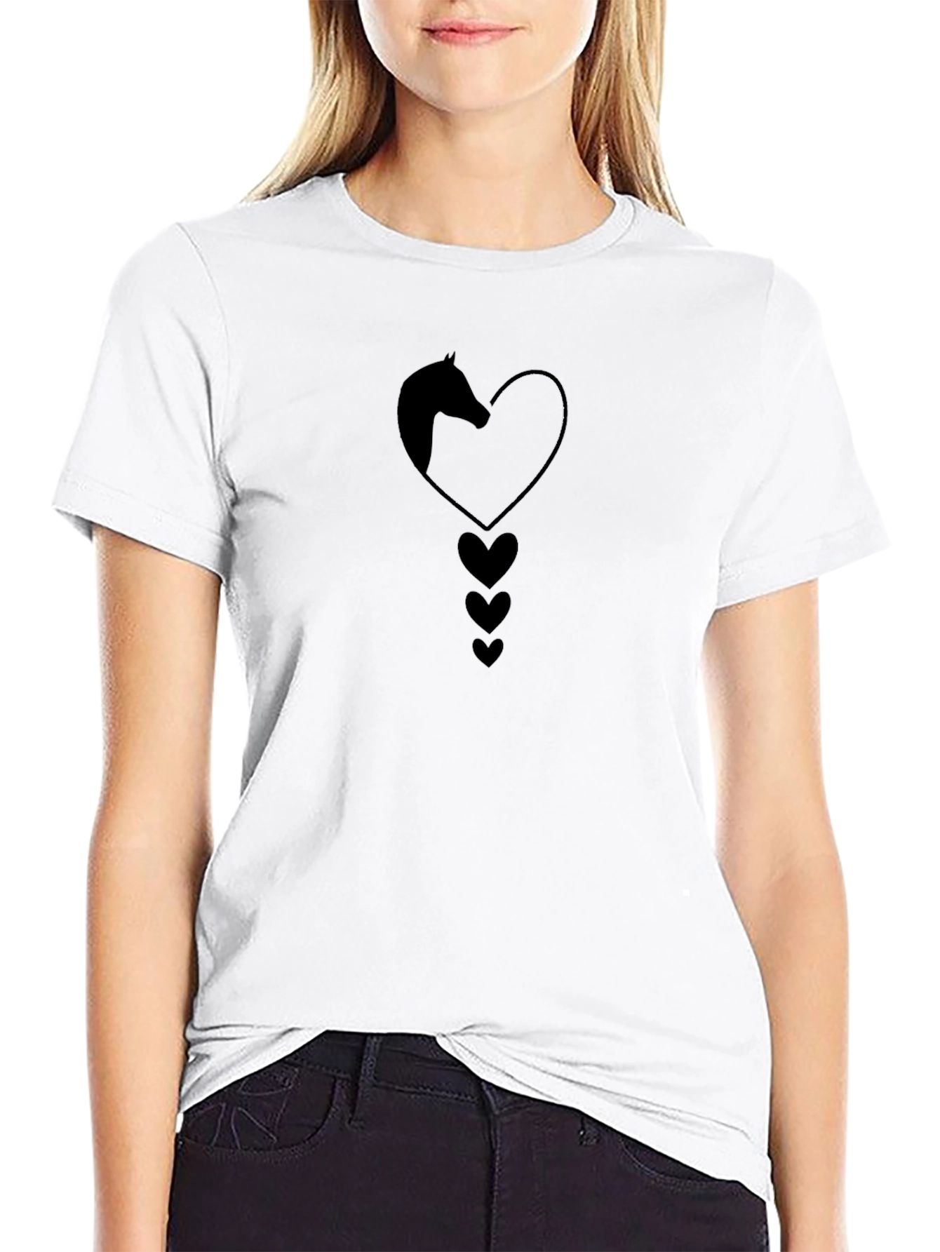 Horse Lover Heart T-Shirt
