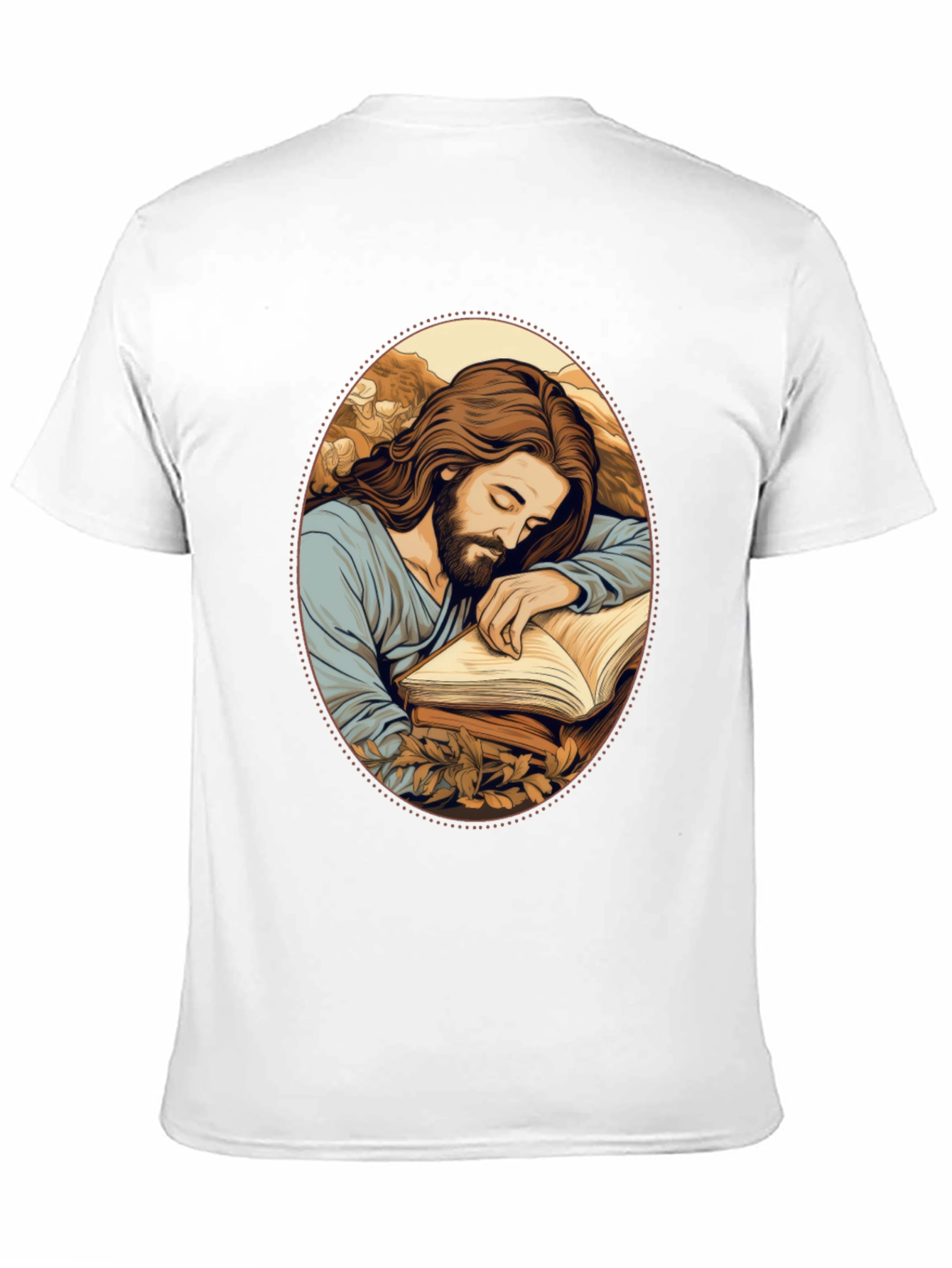 Jesus Sleeping Black T-Shirt