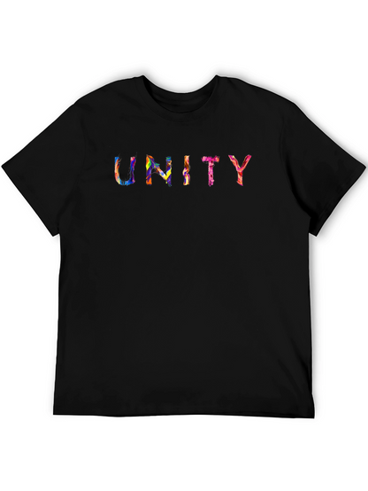 Unity Rainbow Graphic Black T-Shirt