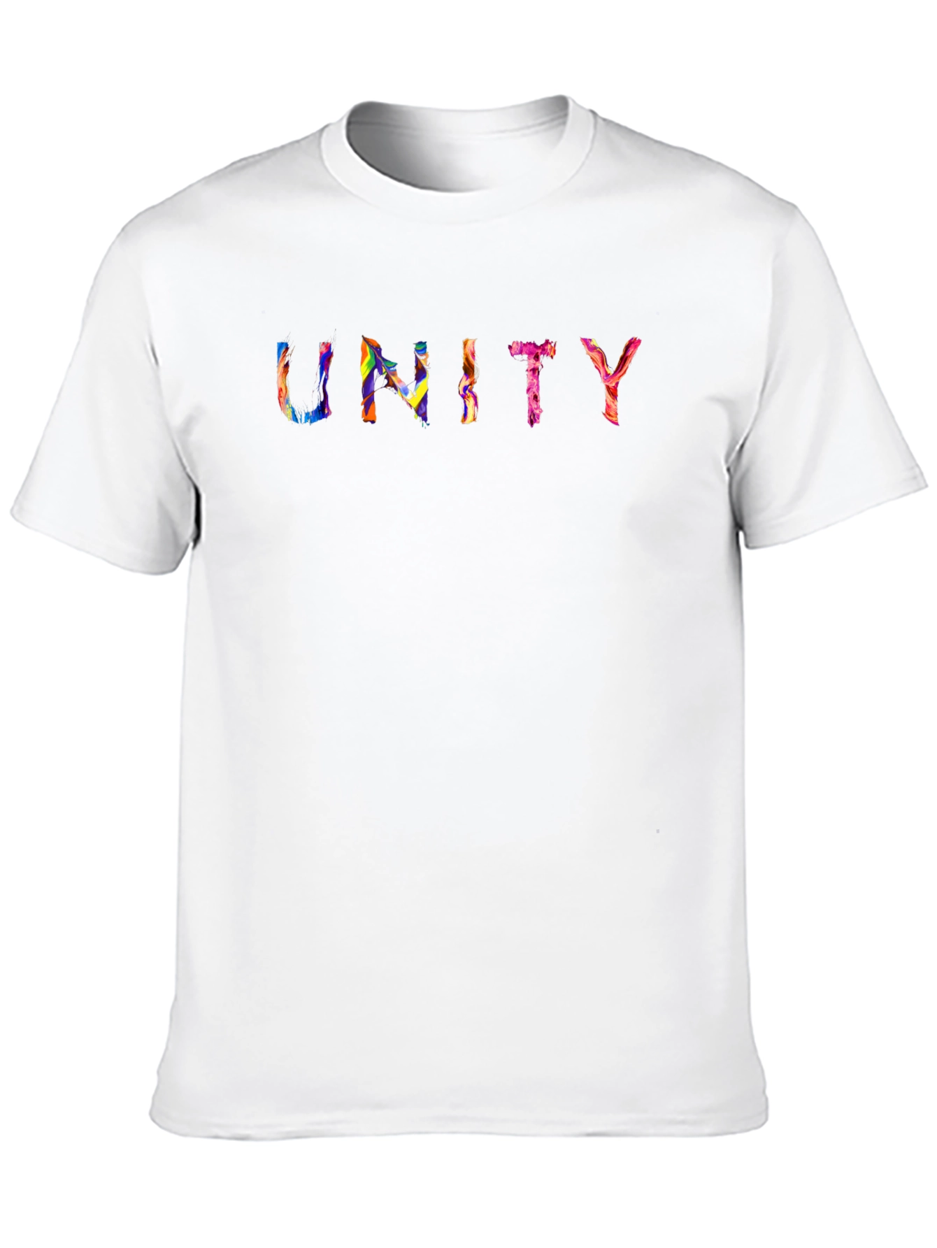 Unity Rainbow Graphic Black T-Shirt