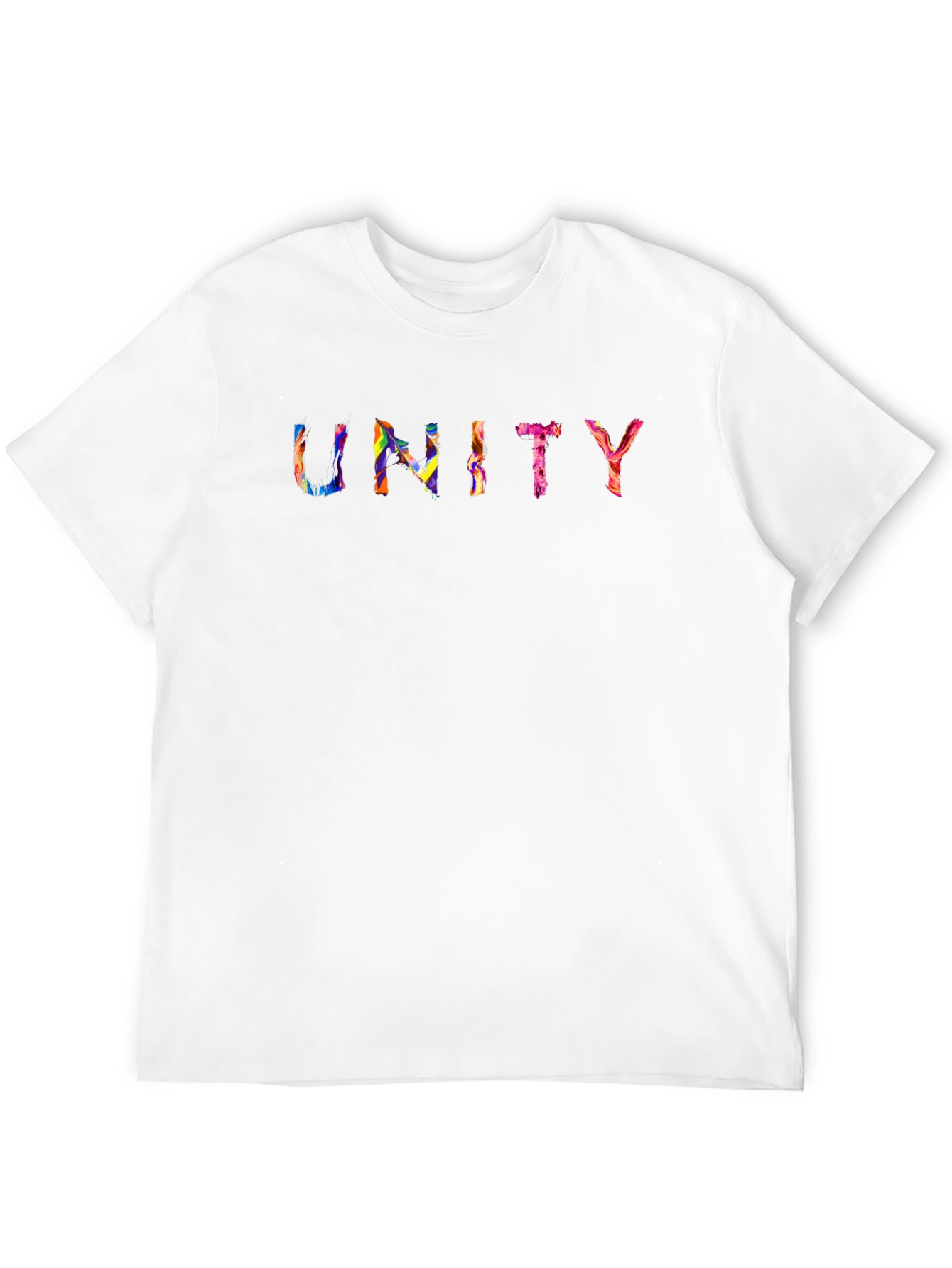Unity Rainbow Graphic Black T-Shirt