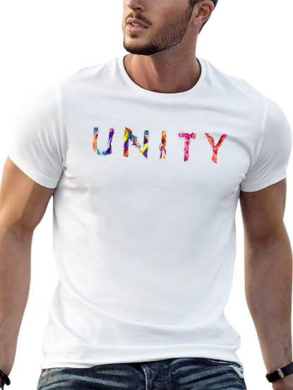 Unity Rainbow Graphic Black T-Shirt