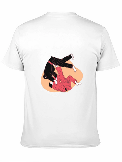 Martial Arts Graphic Tee - Grappling Design