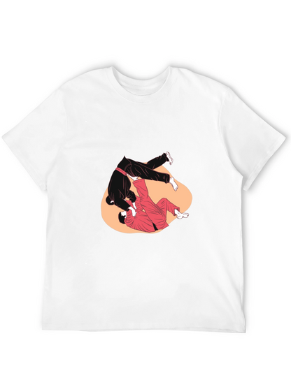Martial Arts Graphic Tee - Grappling Design