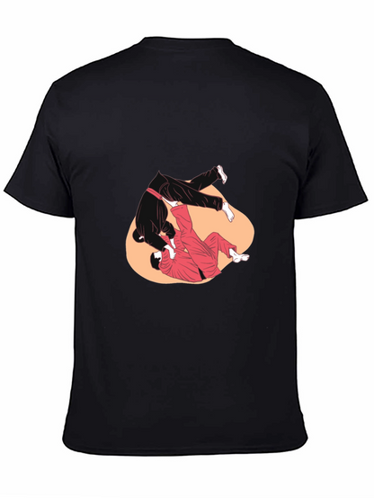 Martial Arts Graphic Tee - Grappling Design
