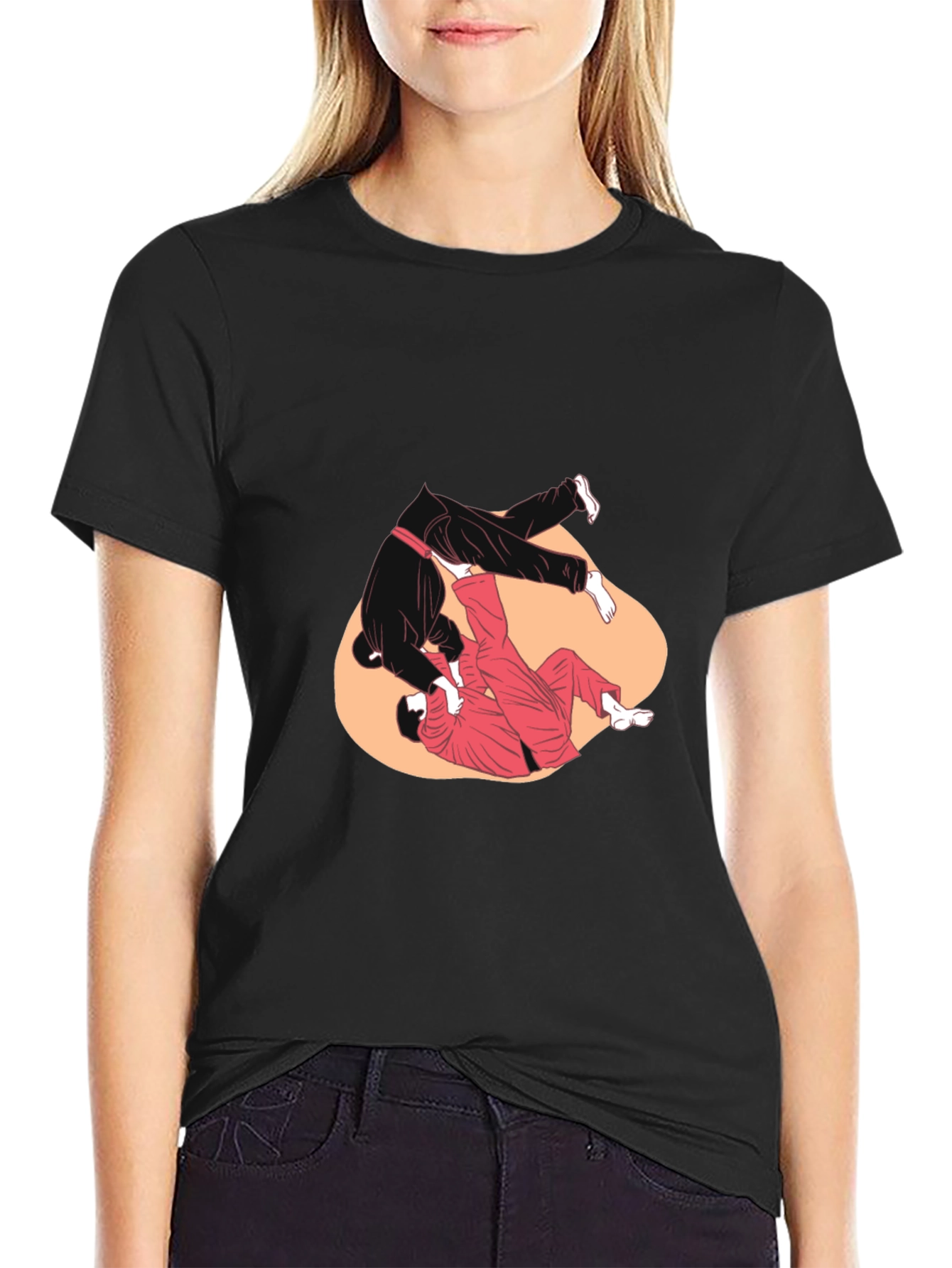 Martial Arts Graphic Tee - Grappling Design