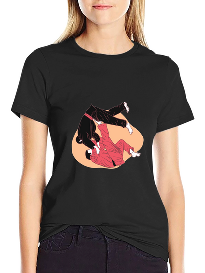 Martial Arts Graphic Tee - Grappling Design