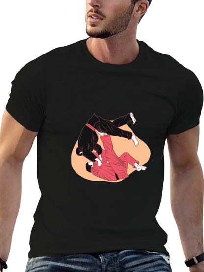 Martial Arts Graphic Tee - Grappling Design