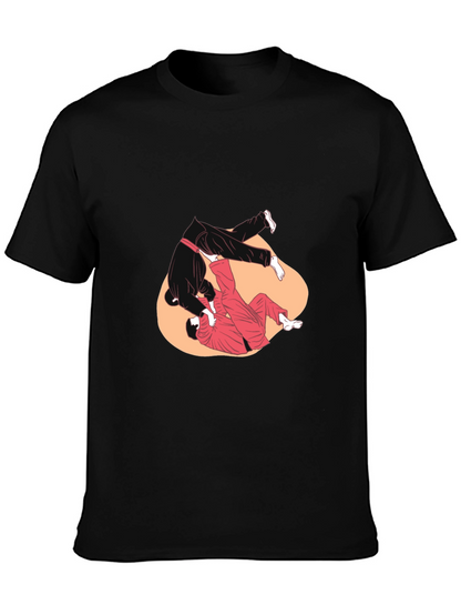 Martial Arts Graphic Tee - Grappling Design